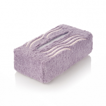 Чехол для салфетницы пурпурный "WAVES", 100% хлопок