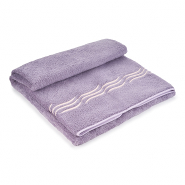 Рушник для тіла пурпурний "WAVES", 70х140 см