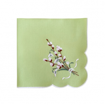 Серветка зелена "Willow", 44х44 см
