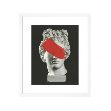 Фотопринт в раме "Greek Bust Red", 74x58 см