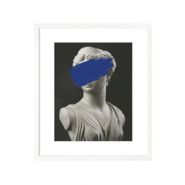 Фотопринт у рамі "Greek Bust Blue", 74x58 см