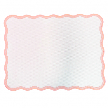 Плейсмат із рожевою вишивкою "Wavelength", 37х49 см