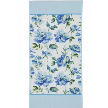 Полотенце для рук голубое "DIANA BLUE", 50x100 см
