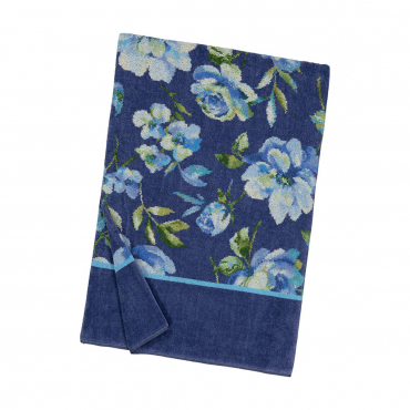 Рушник для тіла, шеніл "Diana Blue", 75x150 см