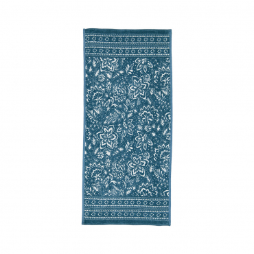Гостевое полотенце, шенилл "Indigo Bloom", 37x80 см