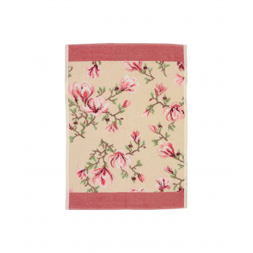 Гостевое полотенце с розовым кантом "Magnolia", 37x50 см