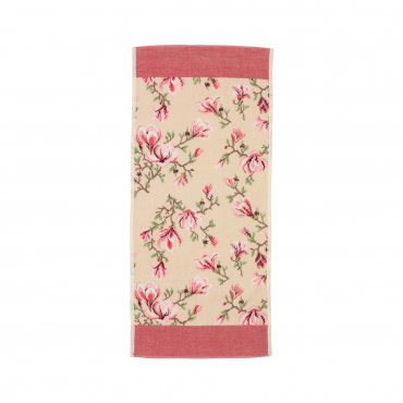 Гостевое полотенце с розовым кантом "Magnolia", 37x80 см