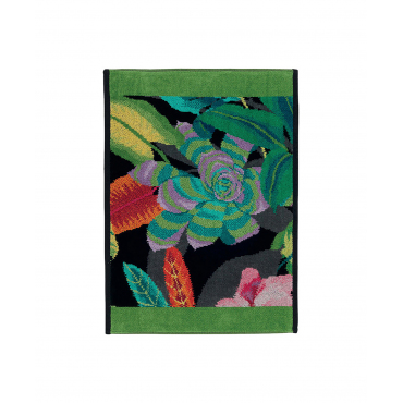 Гостевое полотенце с зеленым кантом "Rainforest", 37x50 см
